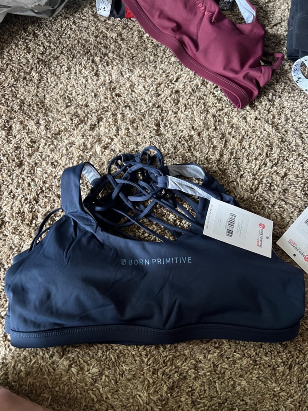 Born Primitive Vitality Sports Bra in XL Navy
